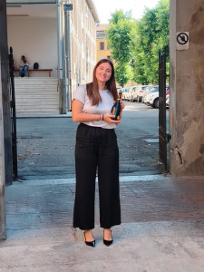 Nosella all'uscita dell'esame di Maturità