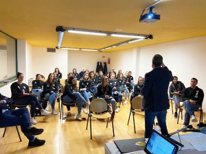 Caporaso incontra le ragazze di Jesolo