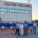 La proprietà della Caldaie Melgari con la squadra